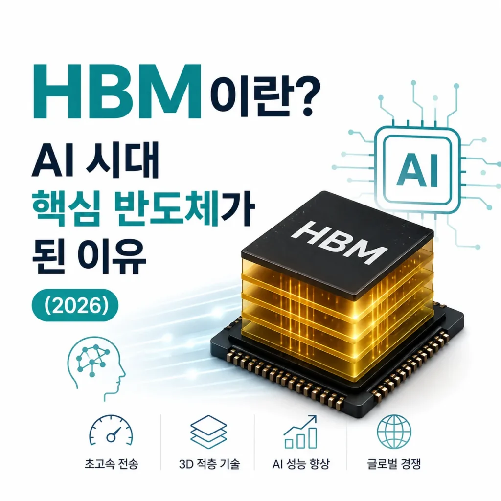 HBM이란 AI 시대 핵심 반도체가 된 이유