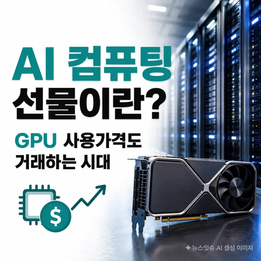 AI 컴퓨팅 선물이란 GPU 사용가격도 거래하는 시대