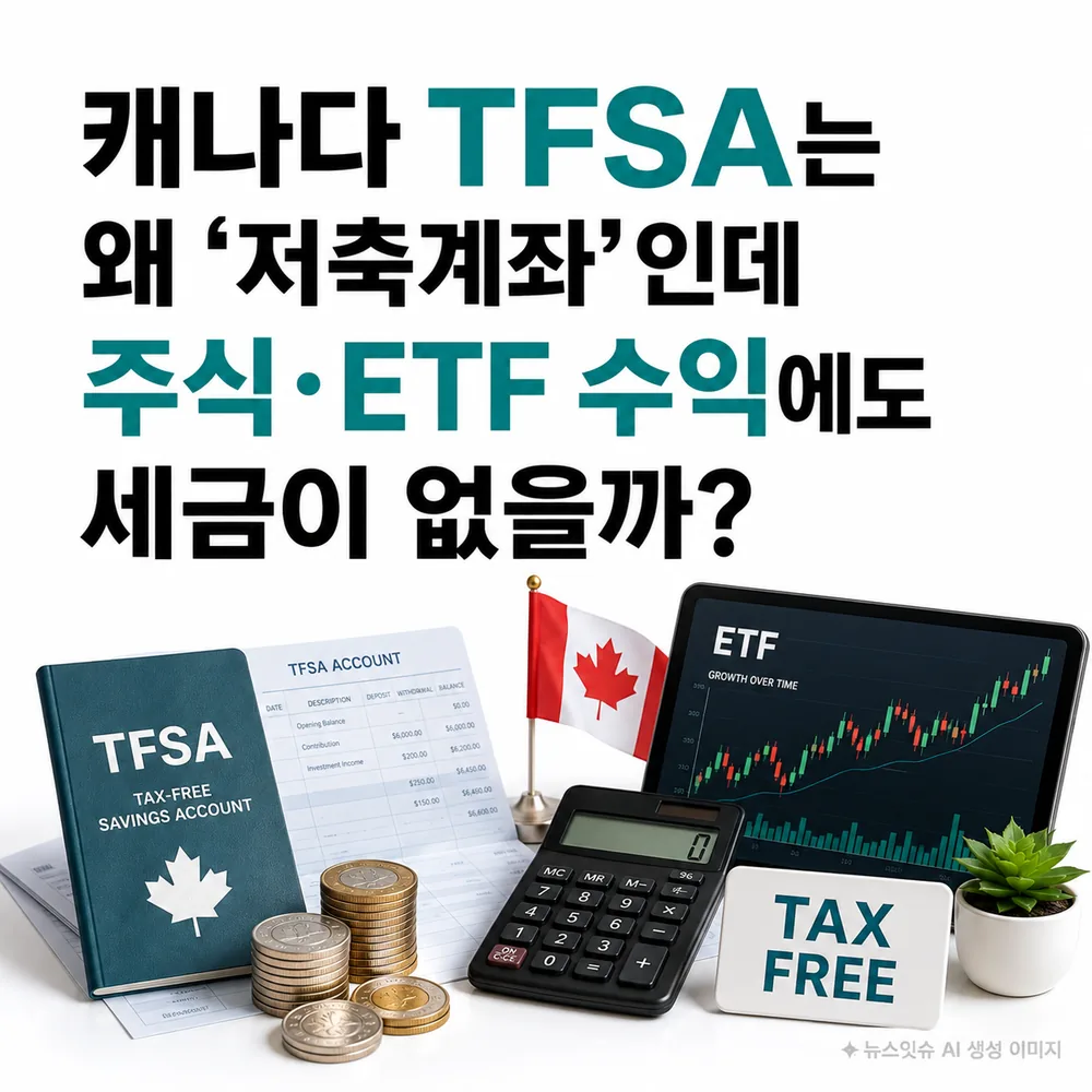 캐나다 TFSA 주식 ETF 수익 비과세