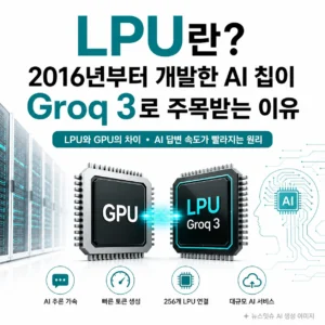 LPU란 무엇인지와 Groq 3가 주목받는 이유를 보여주는 대표 이미지