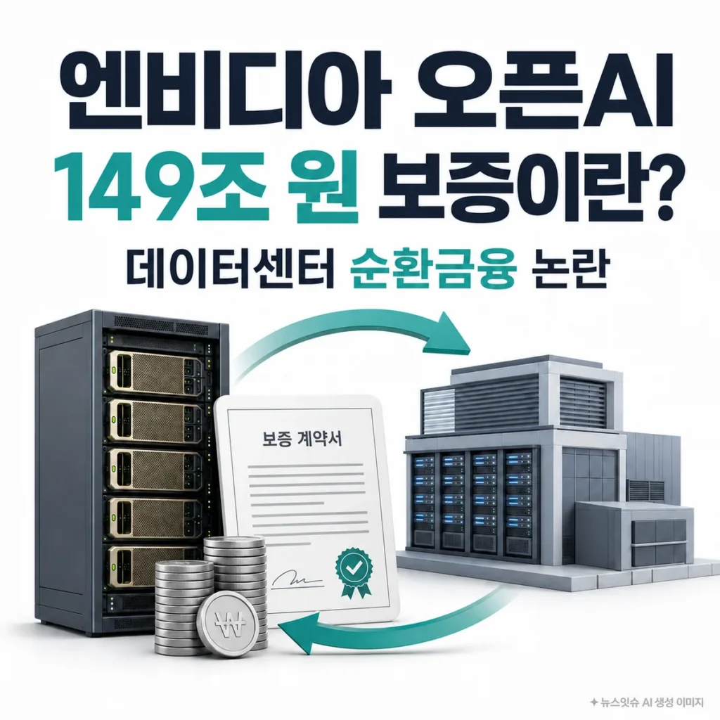 엔비디아 오픈AI 149조 원 보증과 데이터센터 순환금융 구조