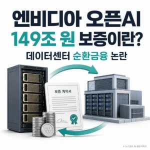 엔비디아 오픈AI 149조 원 보증과 데이터센터 순환금융 구조