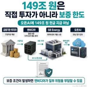 엔비디아 오픈AI 149조 원 보증과 SB Energy 데이터센터 금융 구조