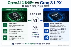 OpenAI 할라페뇨와 Groq 3 LPX AI 추론 칩 차이 비교