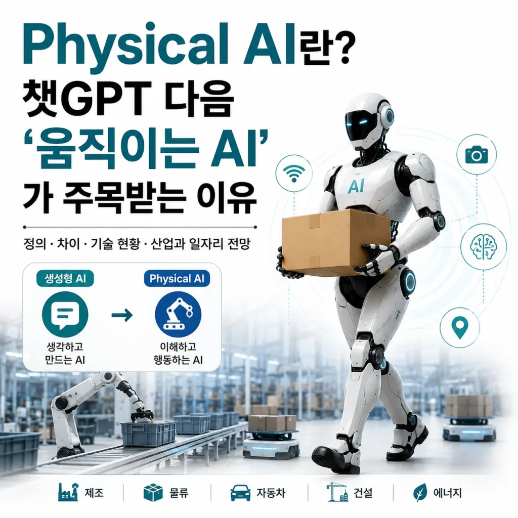 Physical AI란 챗GPT 다음 움직이는 AI가 주목받는 이유
