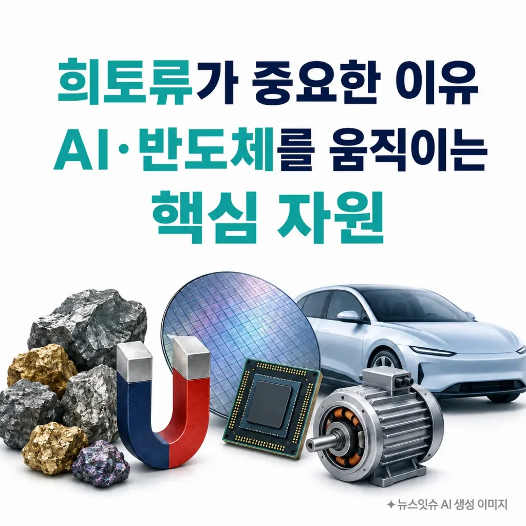 희토류가 중요한 이유 AI 반도체를 움직이는 핵심 자원