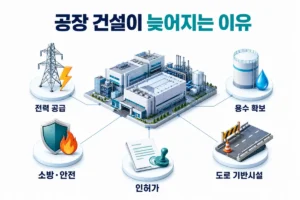 반도체·이차전지 공장 건설이 늦어지는 주요 원인