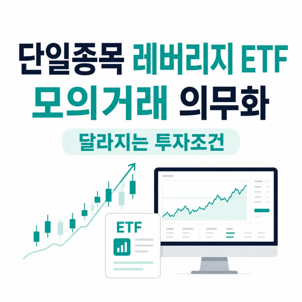 단일종목 레버리지 ETF 모의거래 의무화와 달라지는 투자조건