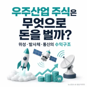 로켓 위성 위성통신으로 표현한 우주산업 주식 수익구조