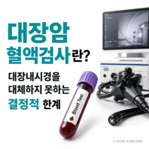 대장암 혈액검사란? 대장내시경을 대체하지 못하는 결정적 한계