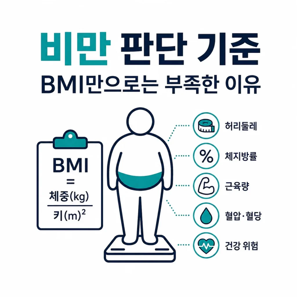 비만 판단 기준과 BMI만으로는 부족한 이유