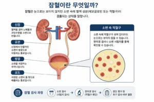 건강검진 잠혈과 신장 방광 요로 구조 설명